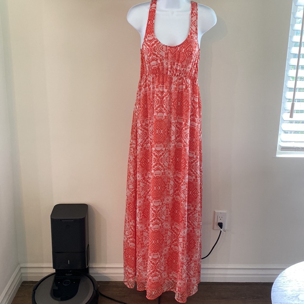 Chaser printed chiffon maxi dress